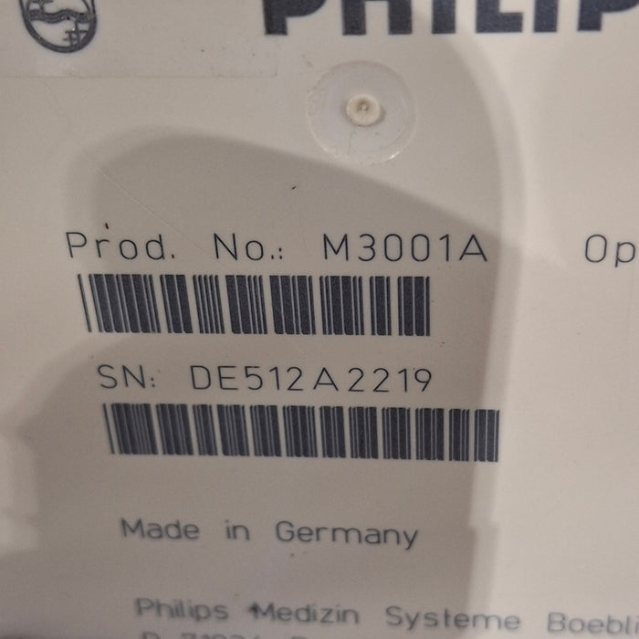 Philips M3001A-A01 Fast SpO2, NIBP, ECG MMS Module