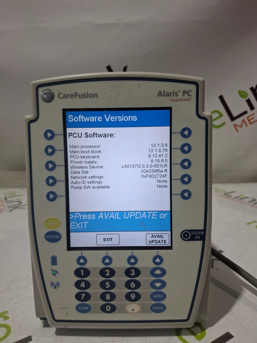CareFusion Alaris 8015 Large Screen POC Infusion Pump