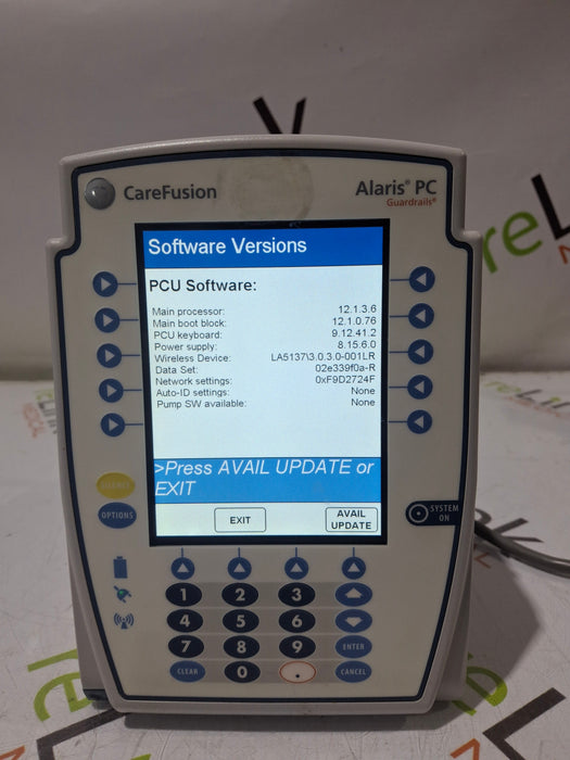 CareFusion Alaris 8015 Large Screen POC Infusion Pump