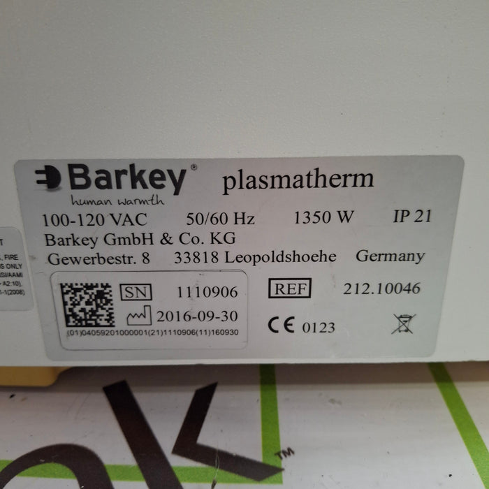 Barkey Plasmatherm Plasma Thawer