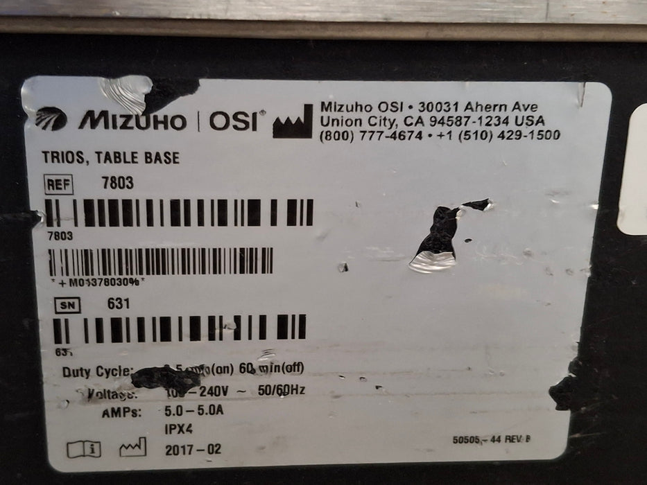 Mizuho OSI Trios Surgical Table