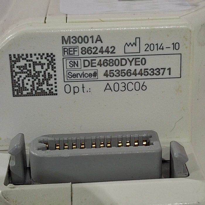 Philips M3001A-A03C06 Masimo SpO2, NIBP, ECG, Temp, IBP MMS Module
