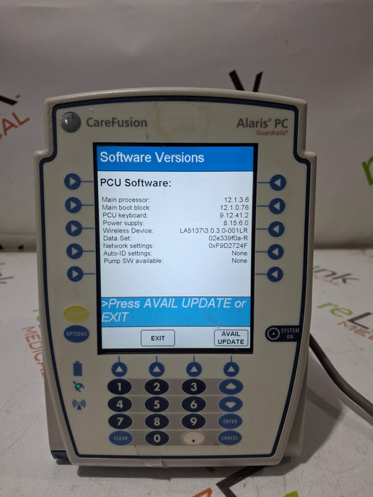 CareFusion Alaris 8015 Large Screen POC Infusion Pump