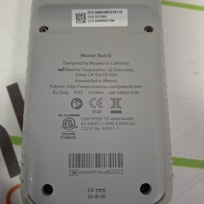 Masimo Rad-G Handheld Pulse Oximeter