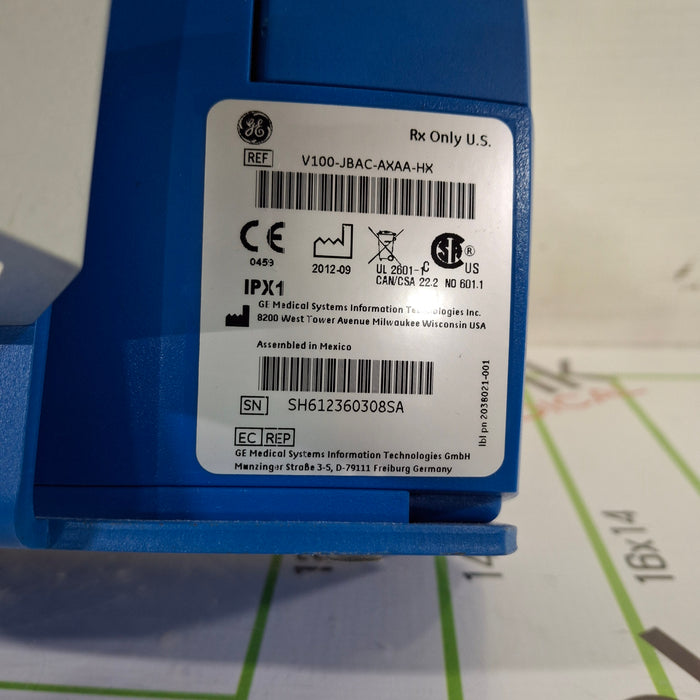 GE Healthcare Dinamap V100 - NIBP, SpO2, Temp Vital Signs Monitor