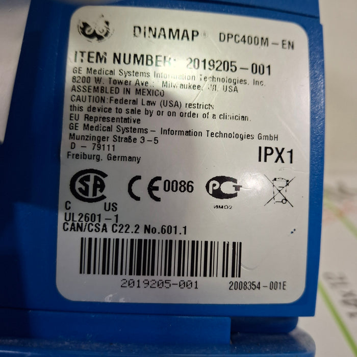 GE Healthcare Dinamap ProCare 400 Patient Monitor