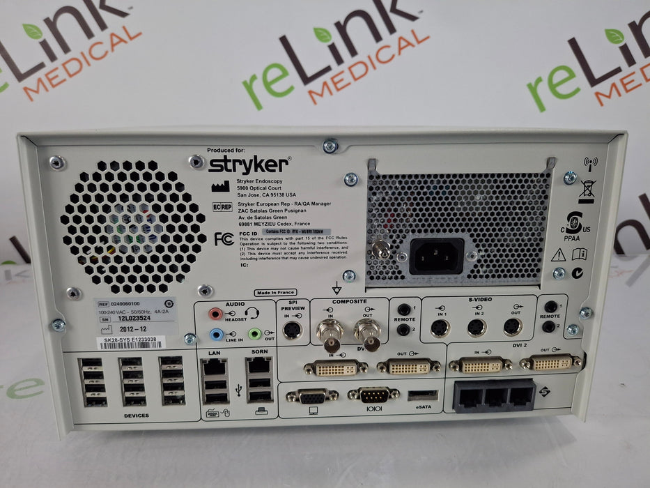 Stryker SDC3 240 060 100 Image Management System