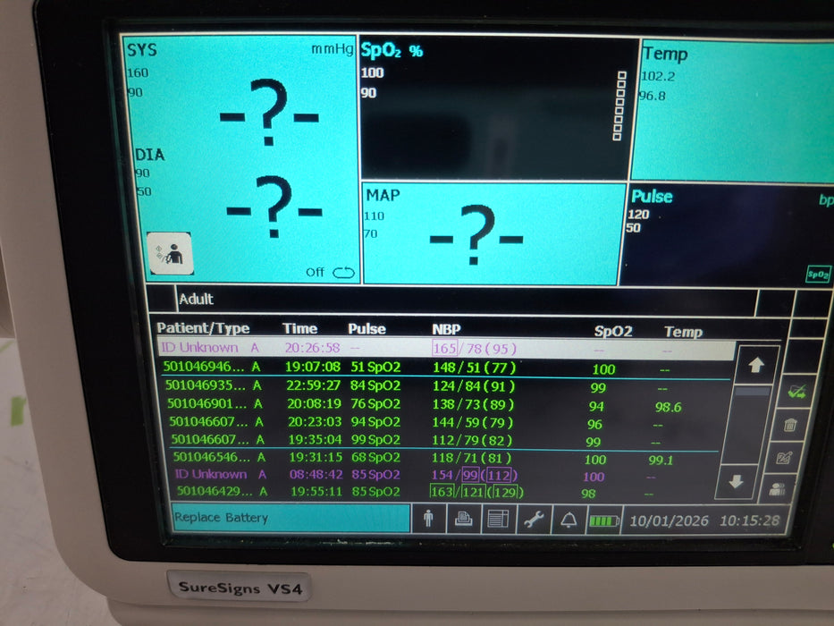 Philips SureSigns VS4 Vital Signs Monitor