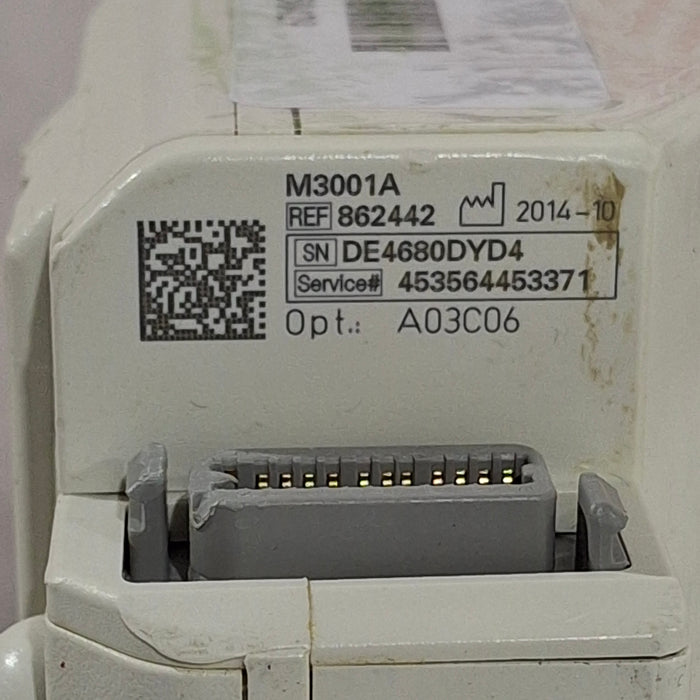 Philips M3001A-A03C06 Masimo SpO2, NIBP, ECG, Temp, IBP MMS Module