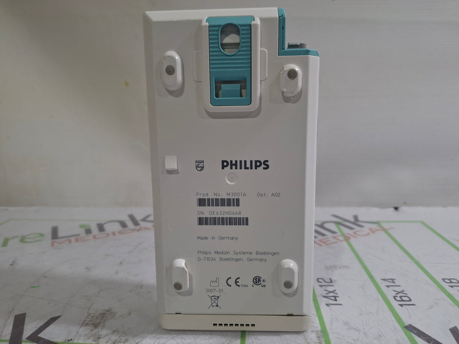 Philips M3001A-A02 OxiMax SpO2, NIBP, ECG MMS Module