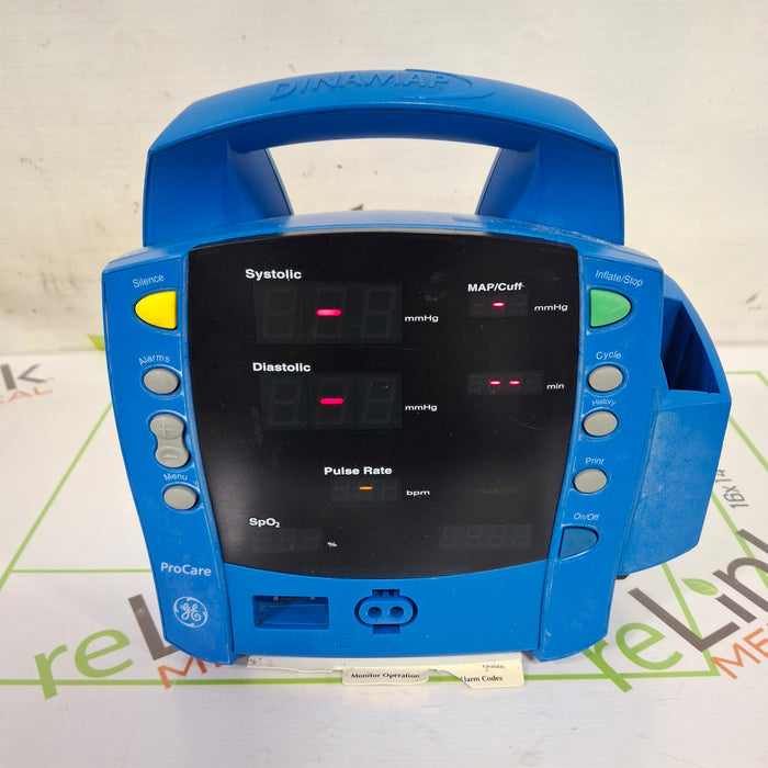 GE Healthcare Dinamap ProCare 400 Patient Monitor