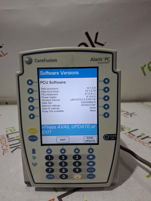 CareFusion Alaris 8015 Large Screen POC Infusion Pump