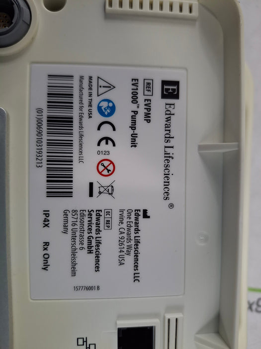 Edwards Lifesciences EV1000 Clinical Platform Hemodynamic Monitoring EVPMP