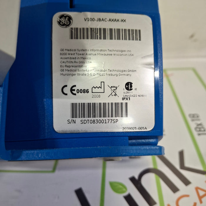 GE Healthcare Dinamap V100 - NIBP, SpO2, Temp Vital Signs Monitor