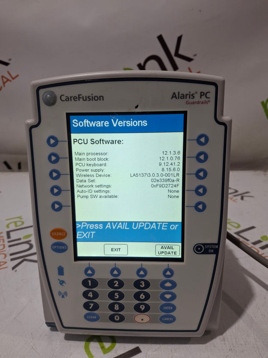CareFusion Alaris 8015 Large Screen POC Infusion Pump