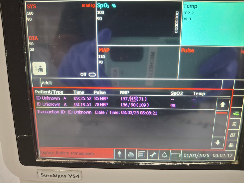 Philips SureSigns VS4 Vital Signs Monitor