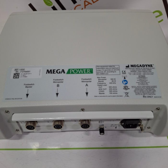 Megadyne Mega Power Electrosurgical Unit