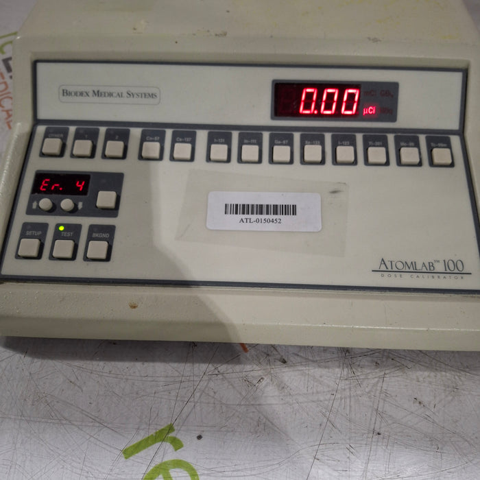 Biodex Atomlab 100 Dose Calibrator
