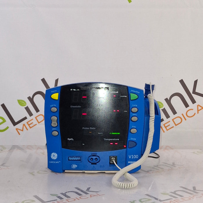 GE Healthcare Dinamap V100 - NIBP, SpO2, Temp Vital Signs Monitor