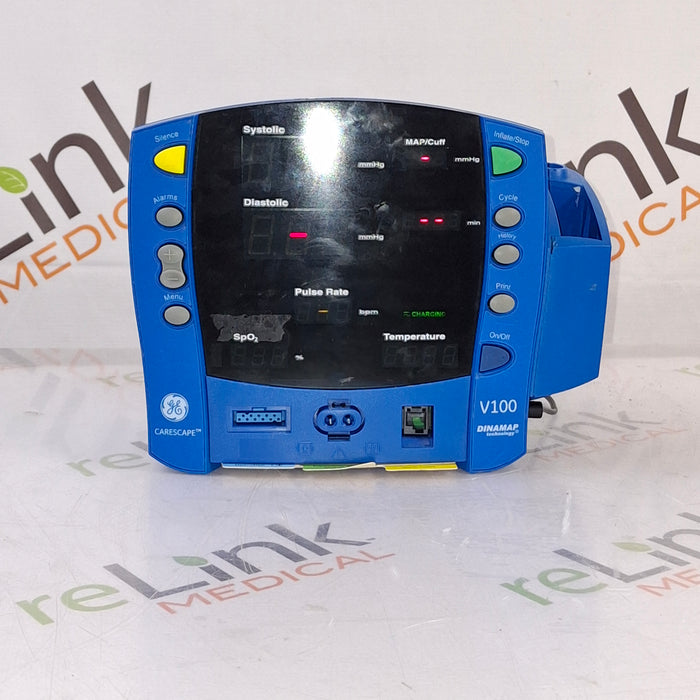 GE Healthcare Dinamap V100 - NIBP, SpO2, Temp Vital Signs Monitor