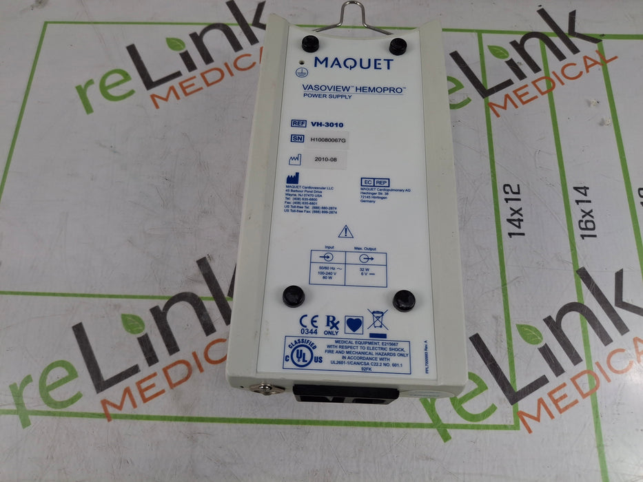 Maquet Vasoview Hemopro Power Supply