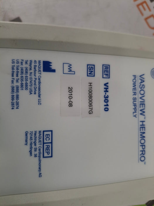Maquet Vasoview Hemopro Power Supply