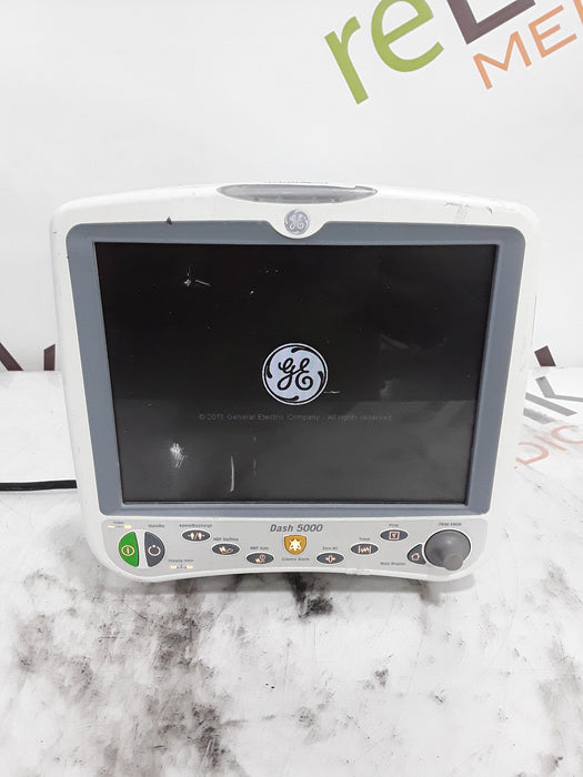 GE Healthcare Dash 5000 - Masimo SpO2 Patient Monitor
