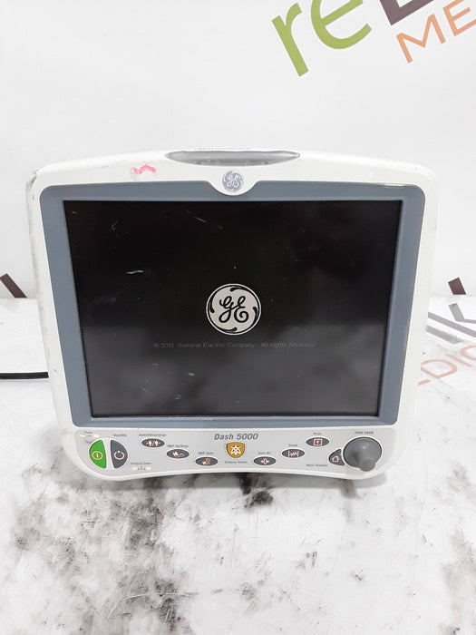 GE Healthcare Dash 5000 - Masimo SpO2 Patient Monitor