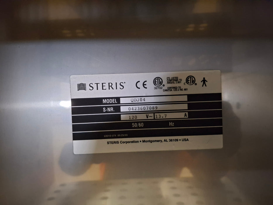Steris QDJ04 Dual Compartment Warming Cabinet