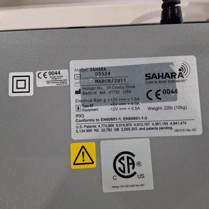 Hologic, Inc. Sahara Clinical Bone Sonometer