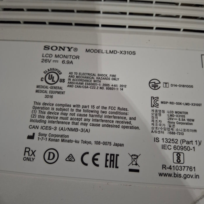 Sony LMD-X310S 31" 4K LCD Display