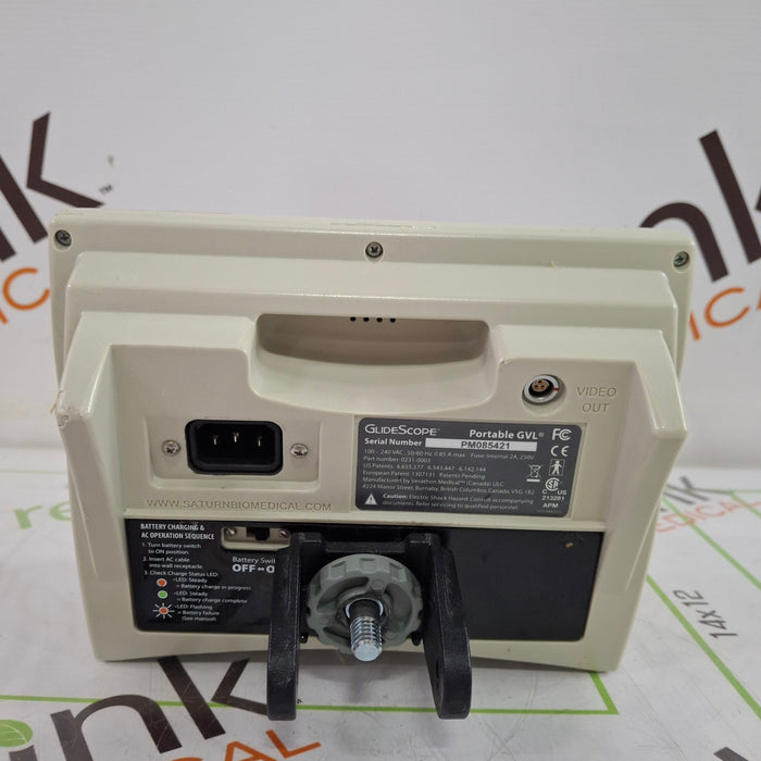 Saturn Biomedical Systems Inc Portable GVL Video Laryngoscope System
