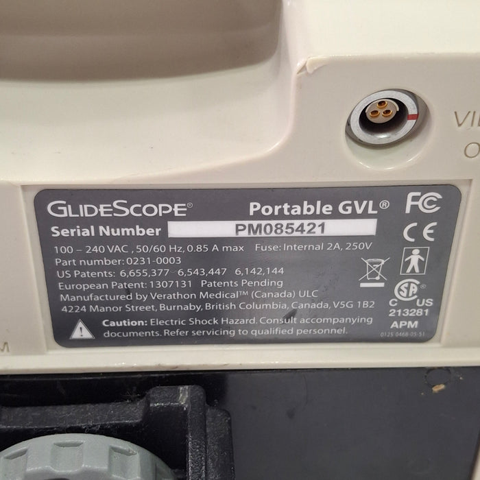 Saturn Biomedical Systems Inc Portable GVL Video Laryngoscope System