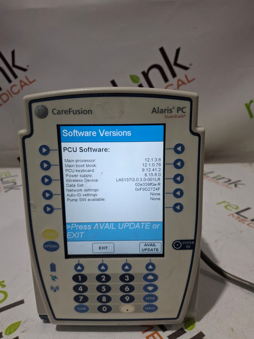 CareFusion Alaris 8015 Large Screen POC Infusion Pump