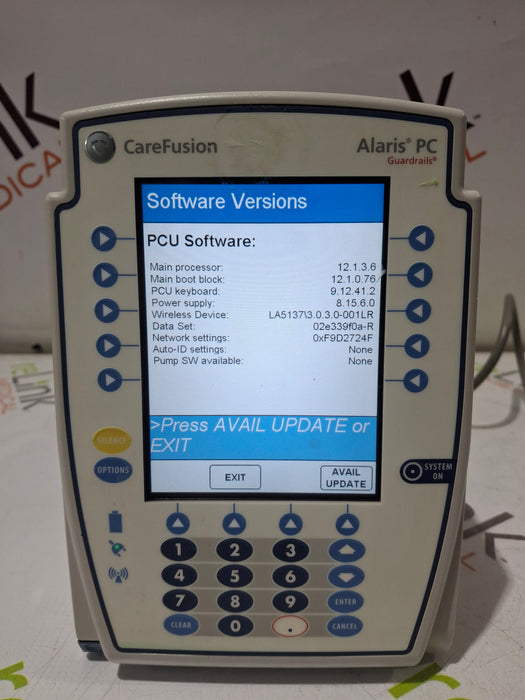 CareFusion Alaris 8015 Large Screen POC Infusion Pump