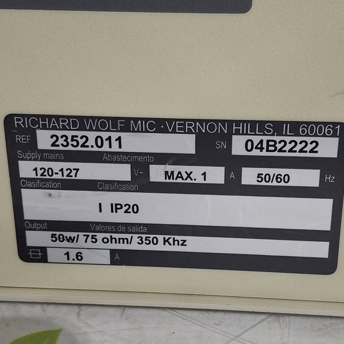 Richard Wolf 2352 Bipolar Generator