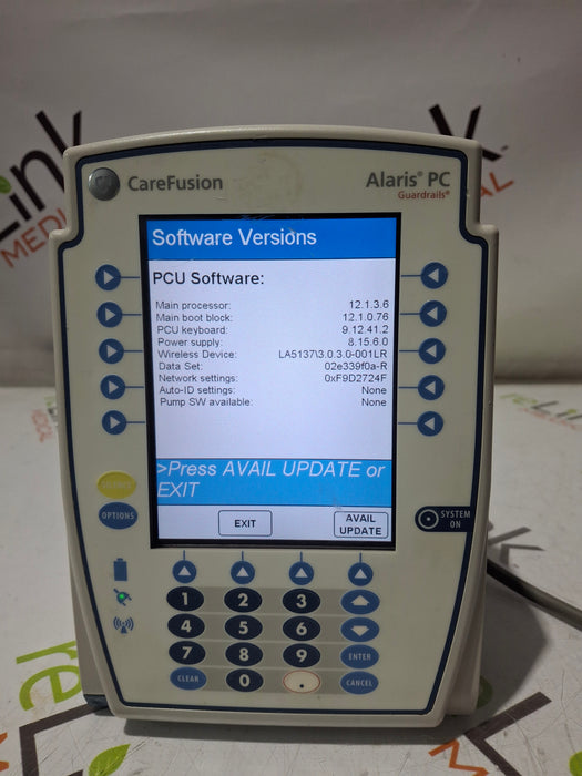 CareFusion Alaris 8015 Large Screen POC Infusion Pump