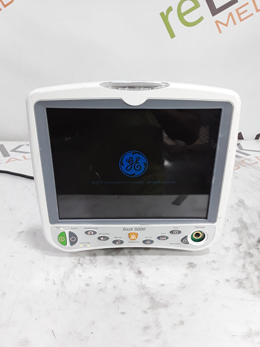 GE Healthcare Dash 5000 - Masimo SpO2 Patient Monitor