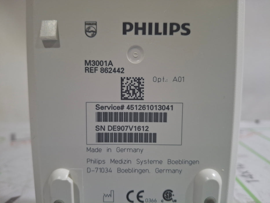 Philips M3001A-A01 Fast SpO2, NIBP, ECG MMS Module