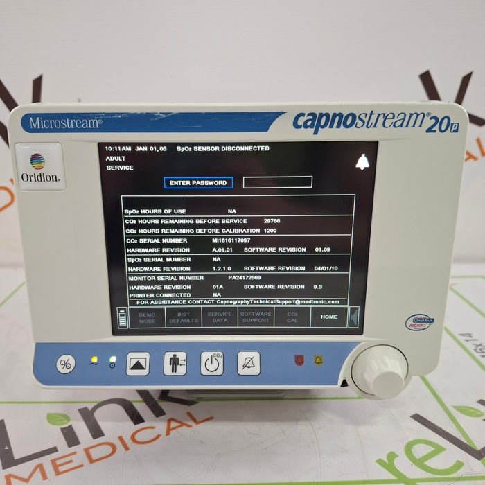 Oridion Capnostream 20P Capnography Monitor