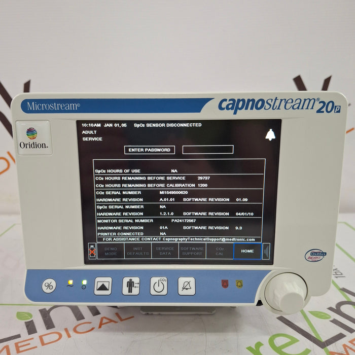 Oridion Capnostream 20P Capnography Monitor