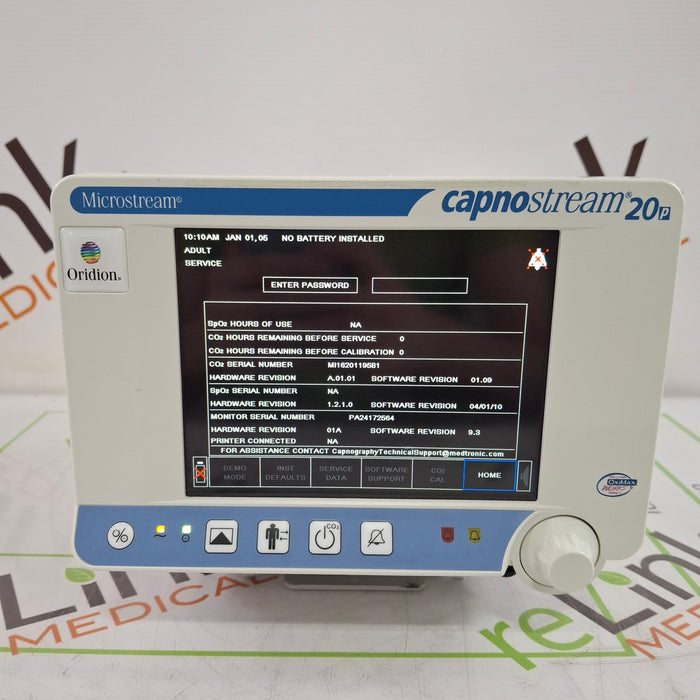 Oridion Capnostream 20P Capnography Monitor