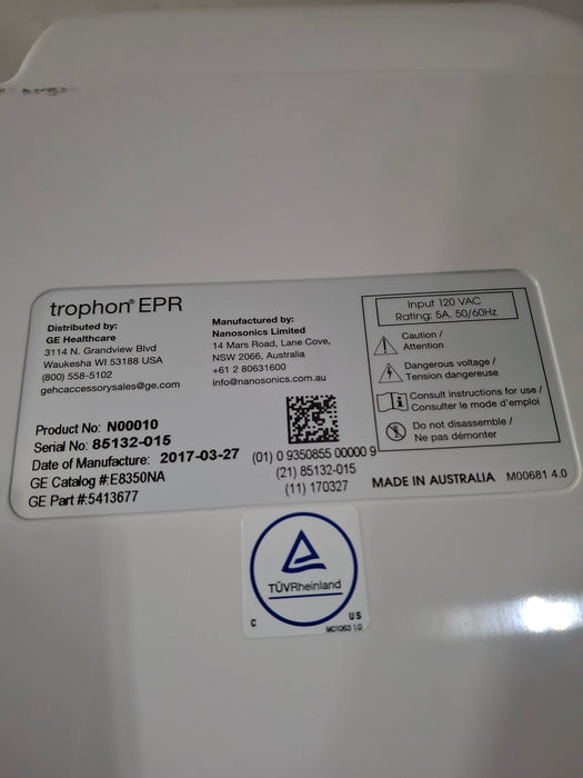 NanoSonics Trophon EPR High Level Disinfection