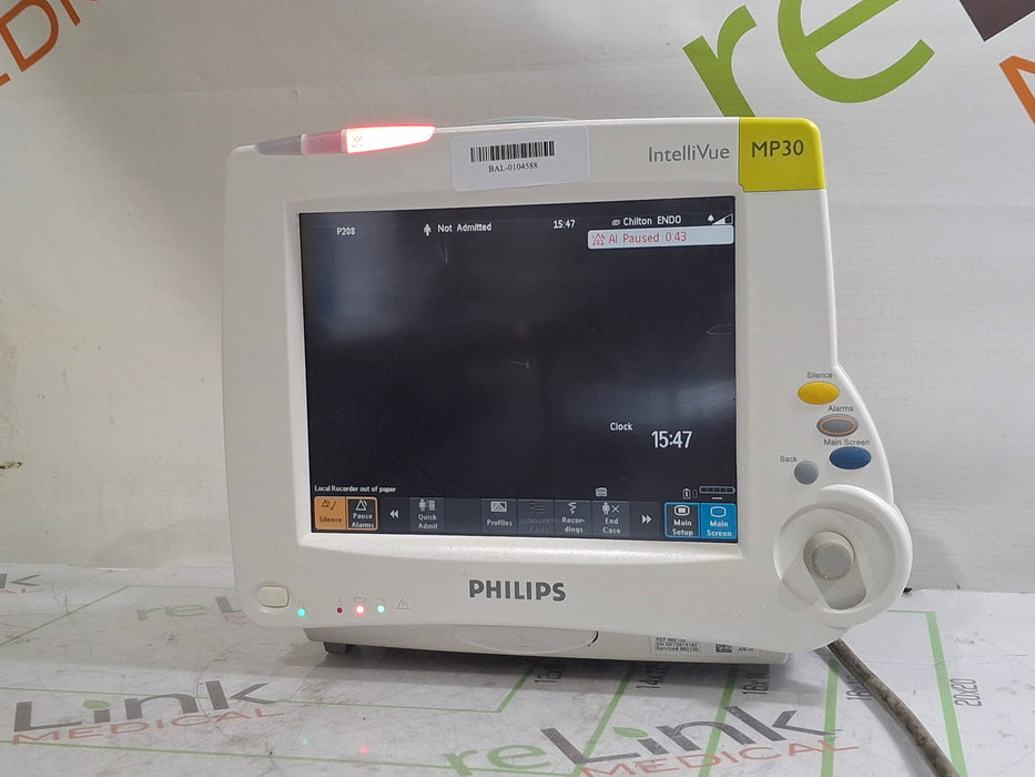 Philips IntelliVue MP30 Patient Monitor