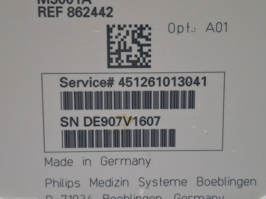 Philips M3001A-A01 Fast SpO2, NIBP, ECG MMS Module