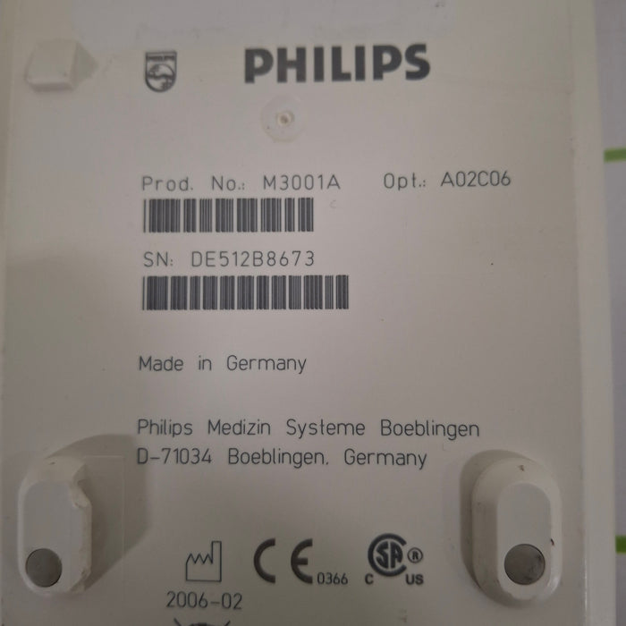 Philips M3001A-A02C06 OxiMax SpO2, NIBP, ECG, Temp, IBP MMS Module