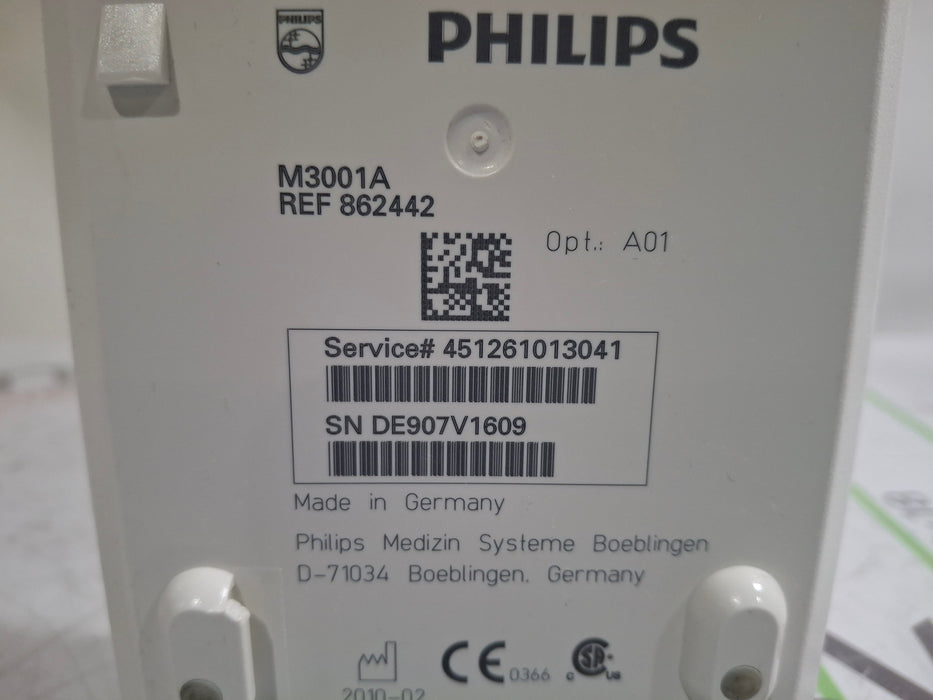 Philips M3001A-A01 Fast SpO2, NIBP, ECG MMS Module