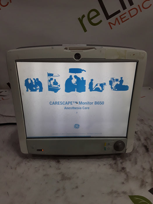 GE Healthcare Carescape B650 Anesthesia Care Patient Monitor