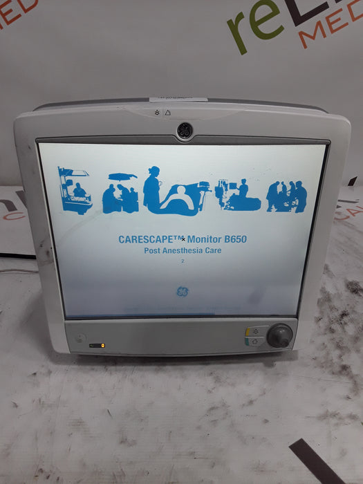 GE Healthcare Carescape B650 Post Anesthesia Care Patient Monitor