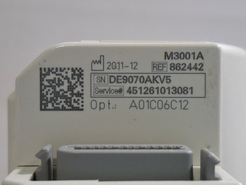 Philips M3001A-A01C06C12 Fast SpO2, NIBP, 12 lead ECG, Temp, IBP MMS Module